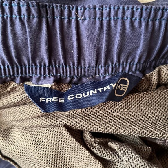 Free Country Men’s Blue Athletic Performance Running Training Shorts golf preppy - Picture 9 of 13